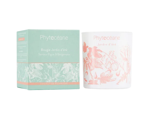 Phytoceane - Bougie Jardin d’été Senteur Figue & Bergamote - Candela Profumata Giardino d’Estate Fragranza Fico & Bergamotto