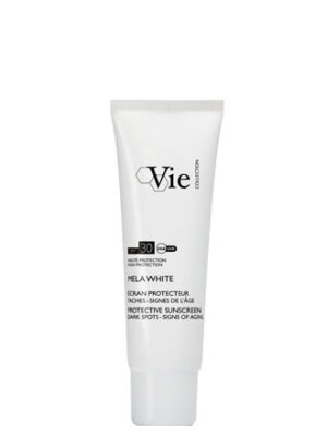 Vie Collection - MELA WHITE - Écran Protecteur SPF30 Taches Signes de l’Age - Crema Schermo Protettivo SPF30