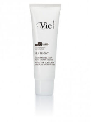 Vie Collection - MELA BRIGHT - Écran Protecteur SPF30 Taches Signes de l’Age - Crema Schermo Protettivo SPF30
