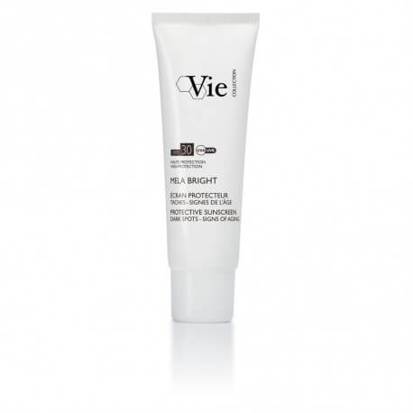 Vie Collection - MELA BRIGHT - Écran Protecteur SPF30 Taches Signes de l’Age - Crema Schermo Protettivo SPF30