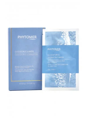Phytomer - OLIGOFORCE LUMIÈRE - Masque Tissu - Maschera in tessuto alla vitamina B3 Obiettivo Macchie e Rughe